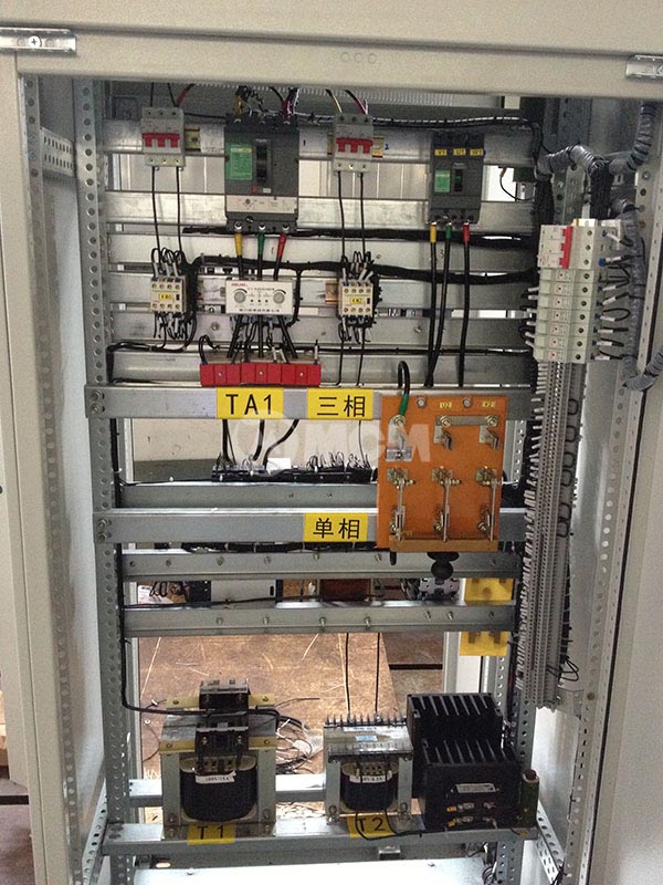Inside of electrical cabinet